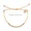2015 simple magnetic copper bracelet wax cotton cord bracelet