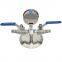 Pre Built BiFlow flat lid with NPT ball valves for connection base
