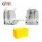 Folding Plastic injection industrial milk beer beverage bottle stackable vegetable fruit fish Storage box Bread crate mould