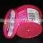 500ml customize logo food grade round plastic honey pail with lid and handle