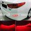 Carest 1Pair LED Reflector Car Tail Light Rear Bumper Light Fog Lamp Brake Light Turn Signal For kia Optima K5 2014 2015