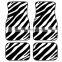 Zebra Pattern Car pads Carpet Universal Car Floor Foot Mats Sublimation Anti-Slip Neoprene Interior Protect Carpet Accessories