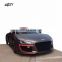 High quality R style body kit for audi R8 front bumper rear bumper side skirts and rear spoiler for audi r8