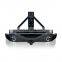 4x4 offroad New design Auto parts black steel rear bumper for Jeep Wrangler JK