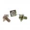 stainless steel square washer sem screw for terminal