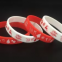 Silkscreen Printing OEM 175X12X2MM PVC Wrist Band