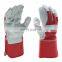 quality safety long sleeve leather industrial work gloves men