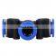 PE 6mm Tee T Shape 3-Way Tube Pneumatic Connector Quick Connect Plastic Joints Air Hose Fittings