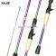 YAJIE outdoors 2.4m 2.7m Lure Rod high Carbon Spinning Fishing Rod Travel Rod Casting Fishing Pole Vava De Pesca