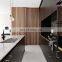 American Style Design Kitchen Cabinets With Marble Statement Island