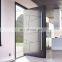 luxury design stainless steel entrance door exterior security front pivot door modern entry black aluminum pivot door