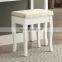 Furniture Sunny White Wooden Vanity Make Up Table and Stool Set