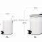 New Trash Bin  Good Quality Innovative Dust Bin  Thin Cover Stainless Steel Powder Coating Pedal Bin