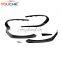 Front bumper splitter lip air canards for Mercedes CLA class W117 2017-2018 8 pcs/set ABS front splitter
