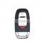 3+1 4 Button Remote Smart Car Key Shell Fob Cover Blank Case For Audi Q5, A4L, A6L
