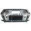 Honeycomb Grill for Audi Q3 SQ3 car accessories front grill for audi Q3 SQ3 RSQ3 grill for audi Q3 SQ3  2016 2017 2018 2019