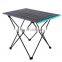 Aluminum alloy top quality outdoor furniture mini collapsible wine portable bbq camping folding picnic table