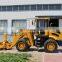Shandong factory backhoe wheel loader 2ton quality assurance Articulated mini  4WD wheel loader price
