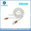 Wholesale price Colorful flat micro usb cable 2.0 4.0 for mobile phone