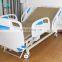 Plastic ABS Siderail Multi-Function Hospital ICU Medical Electric Manual Fowler Bed with 3 Cranks Mute Wheels
