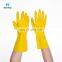 Custom Color Long Sleeve Kitchen Women Durable Cleaning Household Rubber Waterproof Dish Washing Gloves