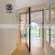 North American Style Big Panel Tempered Glass Aluminium Pivot Entry Front Door