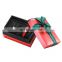 Wholesale Watch Box With Ribbon Red Green Gift Box Customized Logo Paper Wood Velvet Lining Box Sets