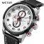 MEGIR 2082 Watch Men Fashion Leather Waterproof Mens Watches Casual Military Chronograph Watch Wrist Clock Montre Homme