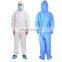 Best price disposable hazmat coveralls microporous film coated workwear disposable coverall protective