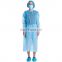 disposable medical non woven pp pe isolation gown
