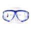 High Quality Luxury Water Wide Vision Pink Color Diving Black Wholesale Nose Cover Anti Fog Adult Goggles Swim