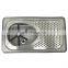 Recessed Milk Pitcher Rinser Drip Tray Stainless Steel Bar Accessories Brushed Stainless With Drain Board 4 Piece 2.55