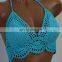 Hot Sale Yellow crochet bikini top, Cheeky Knitted Boho Handmade Swimsuit Swimwear Vietnam Supplier Cheap Wholesale