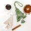 Set of 5 Perfect boho Pattern Macrame Christmas Ornaments, Farm House Christmas Decorations