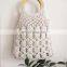 Vintage Macrame Shopping Bag Straw Summer Handbag Beach Bag