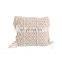 Hot Selling Macrame boho knitted pillow cover, handmade bohemian cotton decorative cushion cover Vietnam Supplier
