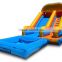 inflatable floating water slide with pool for kids and adults