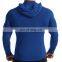 Long Sleeve Quick Dry Men's Gym Shirt Hooded Basketball Workout Running Sports Wear Pullover Hoodie Men's Gym Active Clothes