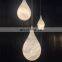 Nordic restaurant simple modern light luxury bar brass alabaster chandelier
