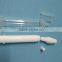 10ml.20ml airless syringe bottle with clear outer tube and white inner tube