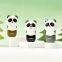 OEM Customized Correction Tape Panda Shape Office Student Promotional 5mm*12m Black and Brown Cute Cartoon White out Tape