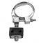 Electric pole fittings metal and rubber down lead clamp