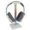 RGB Gaming Headphone Stand Adjustable Desktop Earphone Hanger Holder with RGB Colors for Earphone Headset Accessories