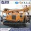 200m Depth, HFW200L Crawler Water Well Drilling Rig Working With Air Compressor