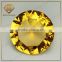 Hot Sell Product Round Shape BY11 Golden Yellow Glass Gems