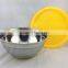 30cm Stainless Steel Salad Bowls with Silicone Bottom