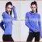Wholesale Women gym sports ink long sleeve hoodie hooded sweatshirt