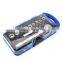 25Pc 25mm Portable Multifunction Ratcheting Magnetic ScrewDriver Bit Set