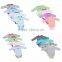 PF-MS-125 high quality 100% cotton unisex newborn baby rompers