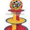 Christmas style cardboard cupcake display shelf